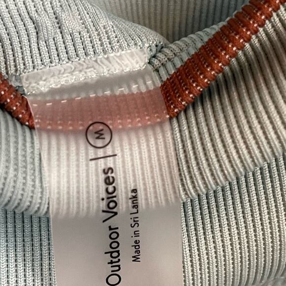 Outdoor Voices Seamless Rib 7/8 Legging in Storm Size M‎ NWT - Picture 8 of 10